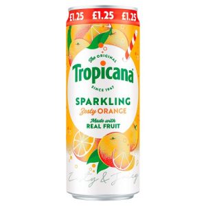 Tropicana Sparkling Zesty Orange 250ml £1.25