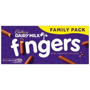 Cadbury Dairy Milk Fingers Milk Chocolate Biscuits 189g