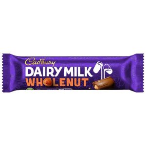 Cadbury Dairy Milk Whole Nut Chocolate Bar 45g