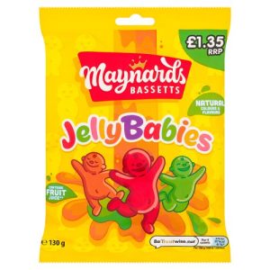 Maynards Bassetts Jelly Babies Sweets Bag 130g £1.35