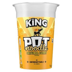 Pot Noodle Original Curry Instant Noodles King Pot 114g