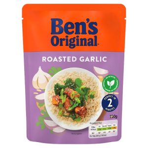 Ben's Original Ready to Heat Rice Roasted Garlic 220g