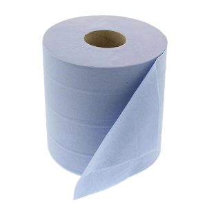 Food Grade Blue Centrefeed Roll 2ply 110m x6